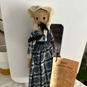 Dollars Shackman Early American Wooden Doll #35